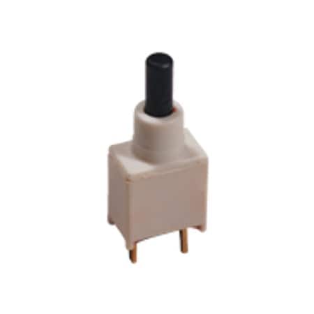 C&K COMPONENTS Pushbutton Switch, Spdt, Momentary, 0.02A, 20Vdc, Solder Terminal, Through Hole-Right Angle EP12SD1AVPE